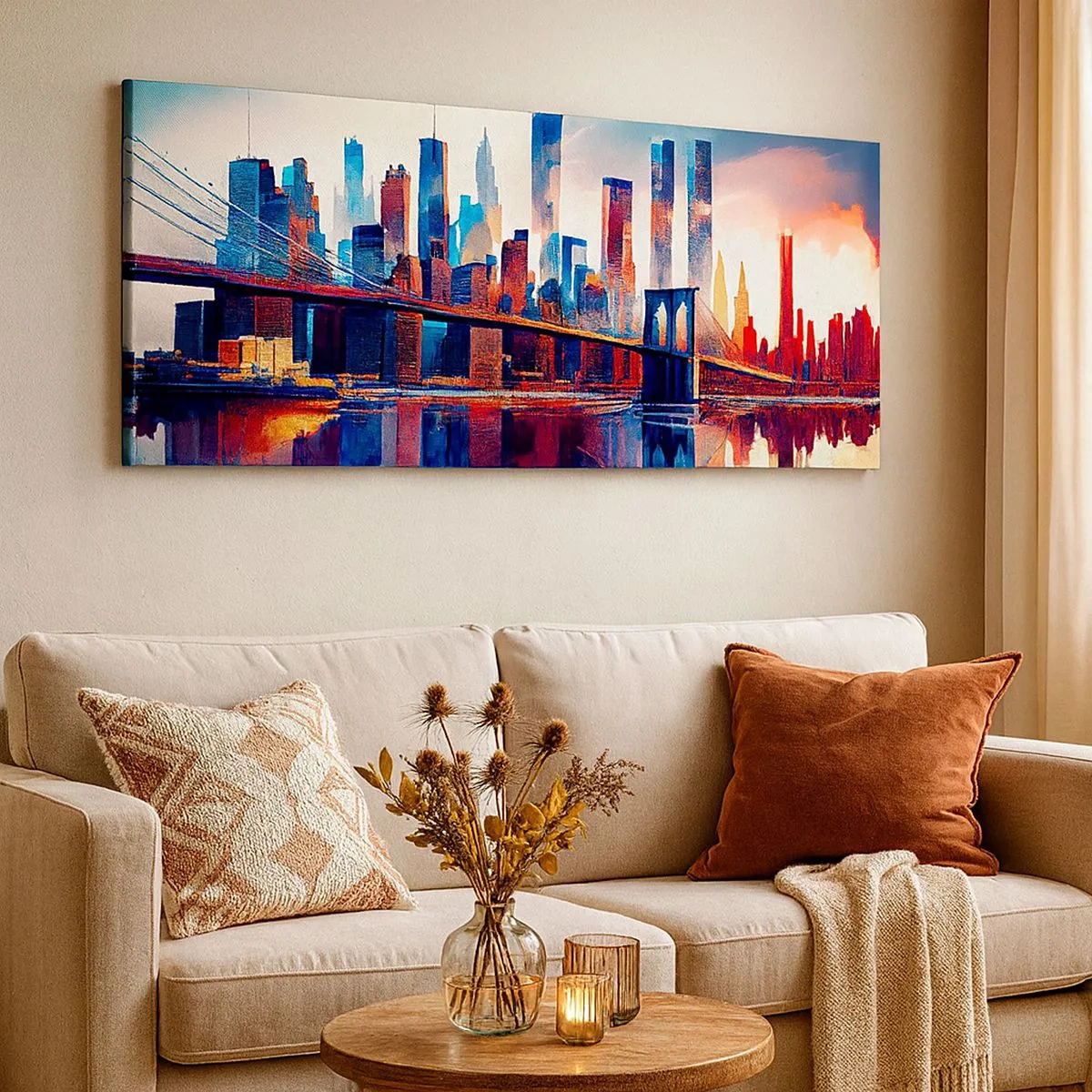 Canvastavla - Bild på duk - Fenomenala New York - 100x40 cm