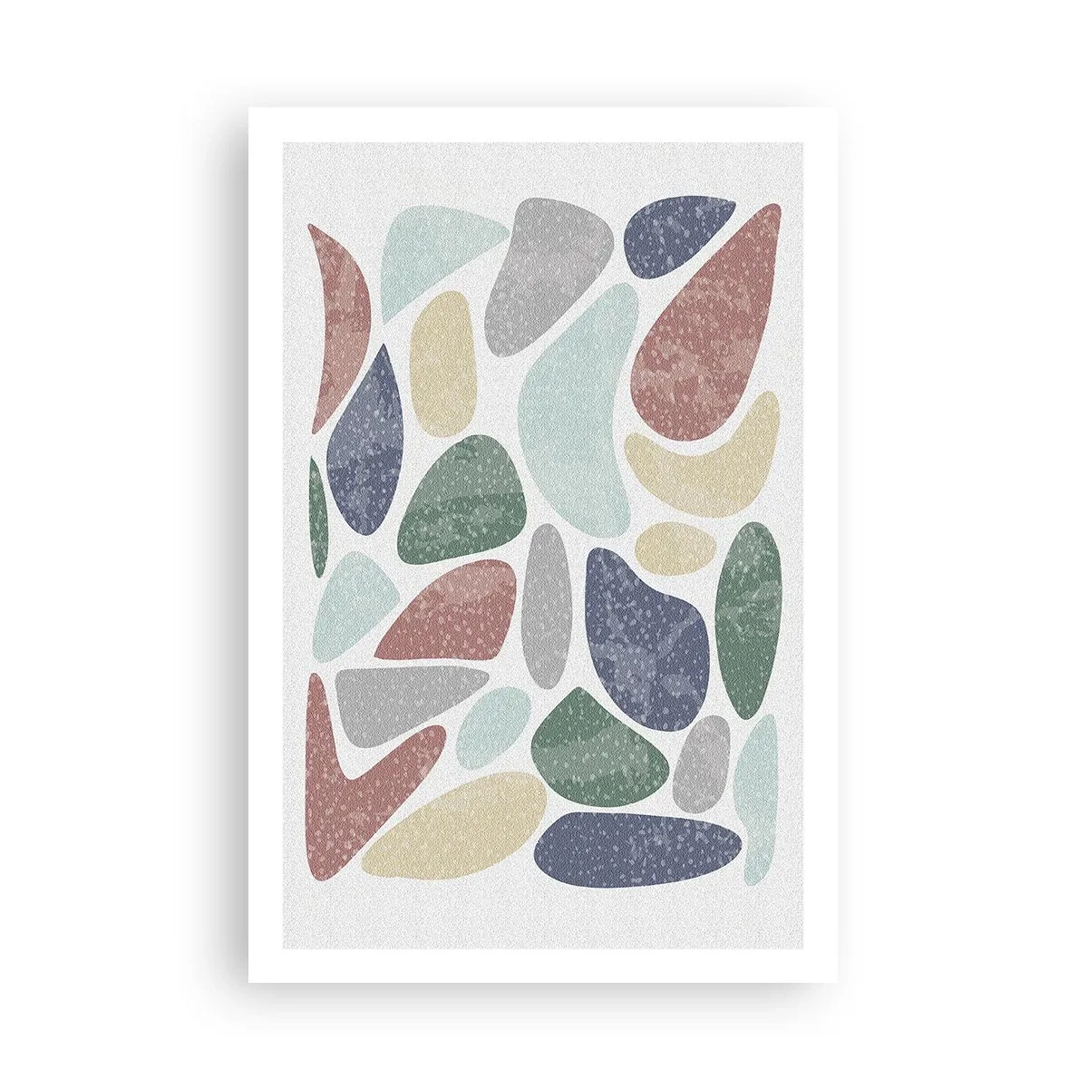 Affisch - Mosaik av pulveriserade färger - 61x91 cm