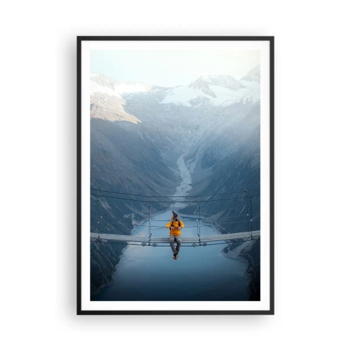 Affisch i svart ram - Beundran i upphängt läge - 70x100 cm