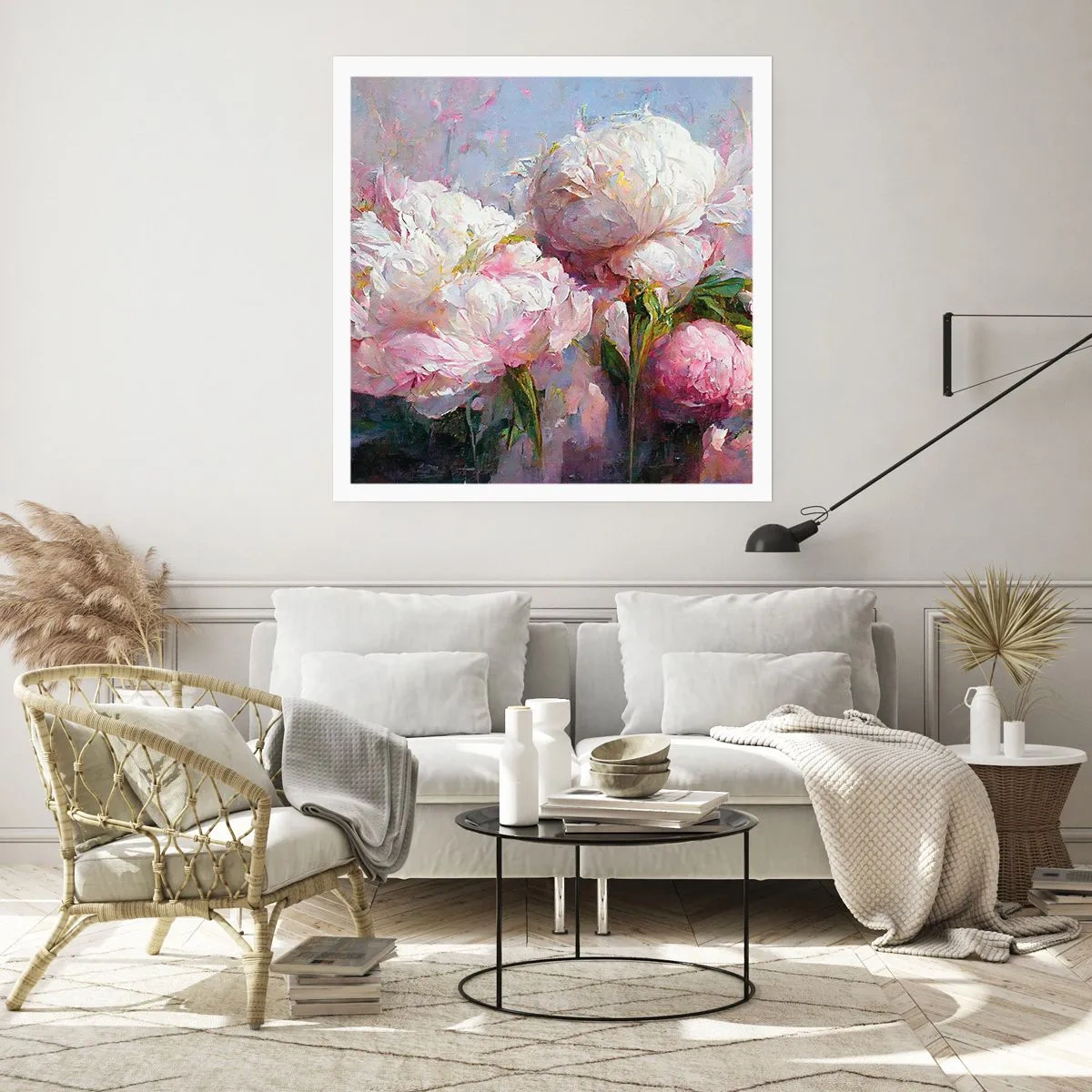 Affisch - En bukett full av liv - 40x40 cm