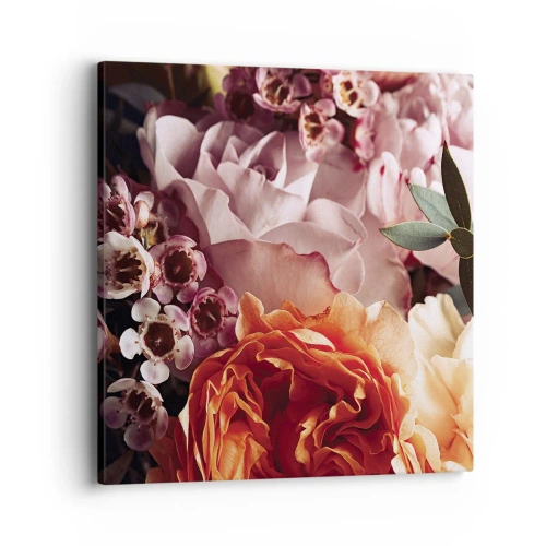 Canvastavla - Bild på duk - Omgärdade av skönhet - 40x40 cm