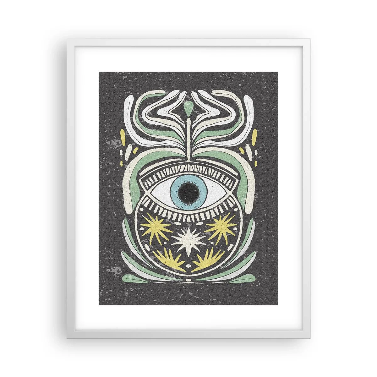 Affisch i vit ram - Stamritualer - 40x50 cm