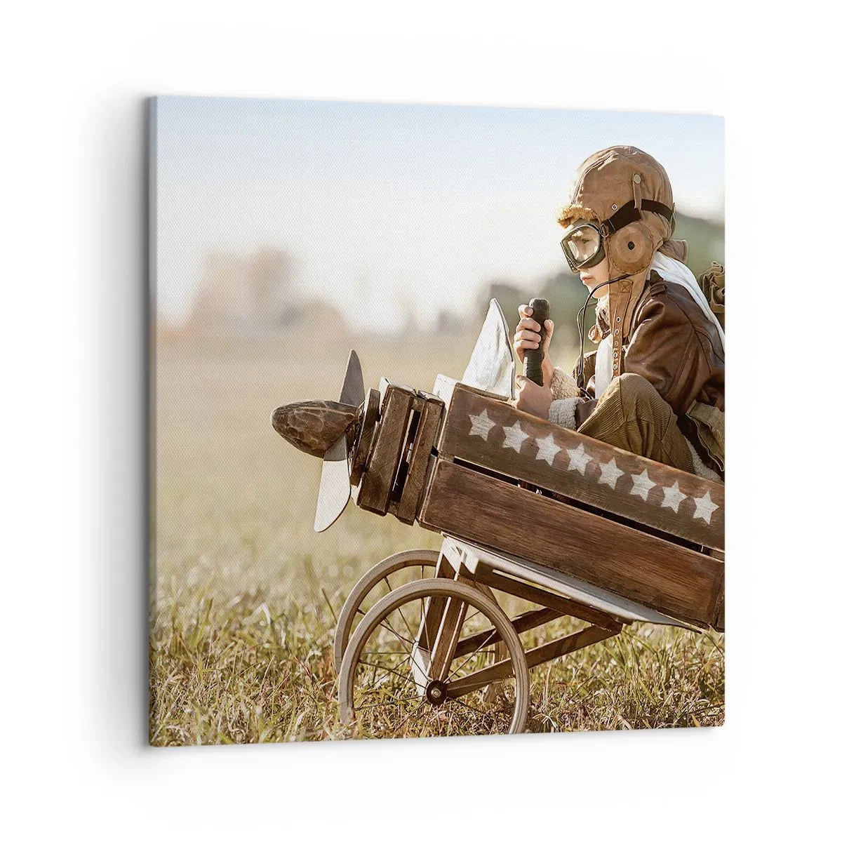 Canvastavla - Bild på duk - Stort mot drömmarna - 50x50 cm