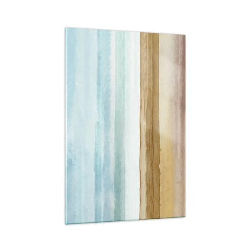 Glastavla - Bild på glas - Svalkande - 70x100 cm