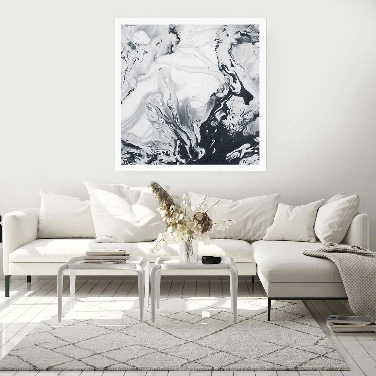 Affisch - Jordens inre - 40x40 cm