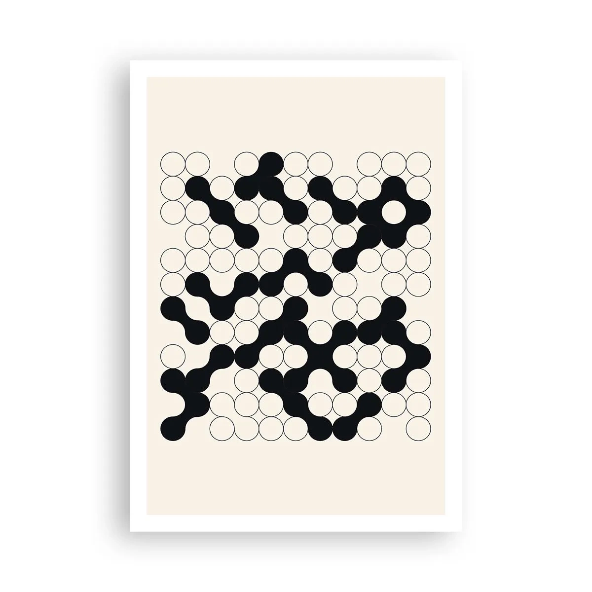 Affisch - Kinesiskt spel - variation - 70x100 cm