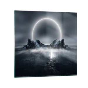 Glastavla - Bild på glas - En berättelses final - 30x30 cm