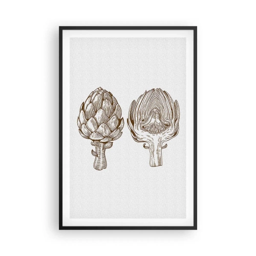 Affisch i svart ram - Anatomilektion - 61x91 cm