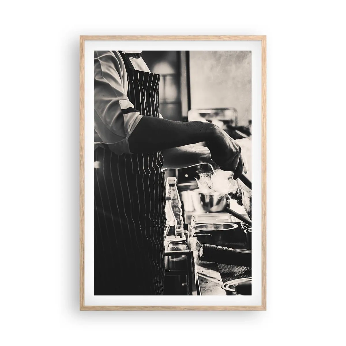 Affisch i ram av ljusek - Alkemi av smaker - 61x91 cm