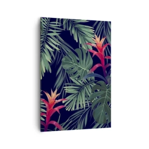 Canvastavla - Bild på duk - Brinna i grönskan - 70x100 cm