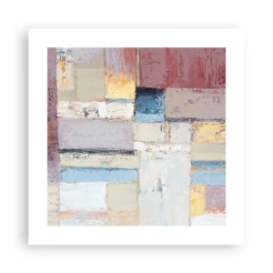 Affisch - Geometrins lugn - 40x40 cm