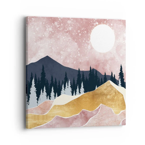 Canvastavla - Bild på duk - Nattvakt - 40x40 cm