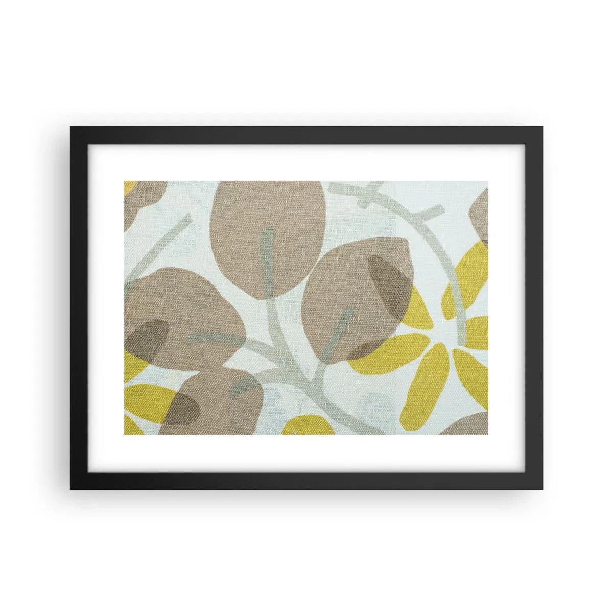 Affisch i svart ram - Komposition i solskenet - 40x30 cm