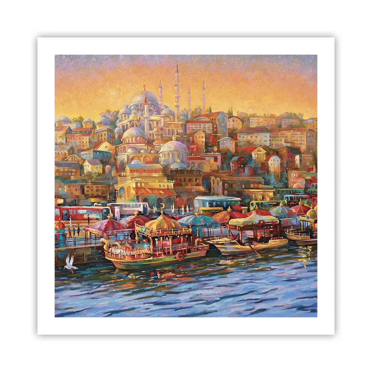 Affisch - Istanbul-berättelse - 60x60 cm