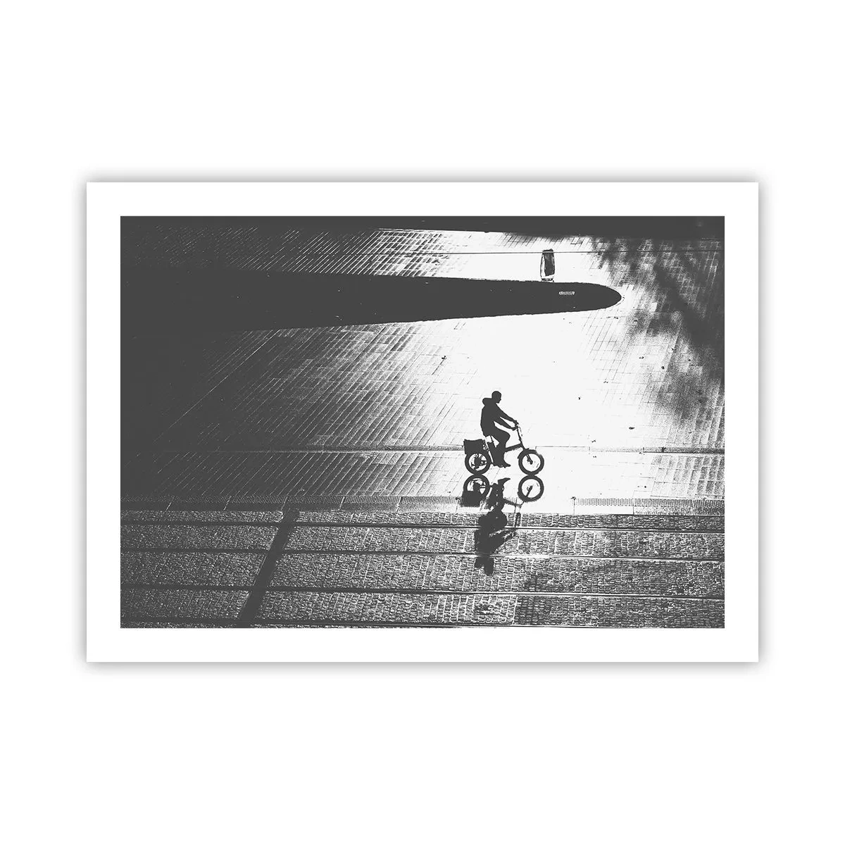 Affisch - Rakt fram genom staden - 70x50 cm