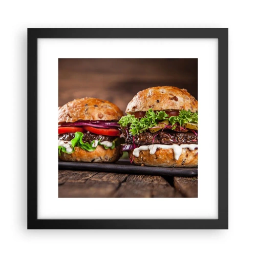 Affisch i svart ram - American dream - 30x30 cm