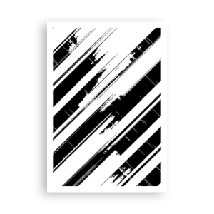 Affisch - Intensiv och dynamisk komposition - 70x100 cm