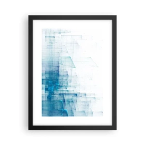 Affisch i svart ram - Hur utrymmet blev till - 30x40 cm