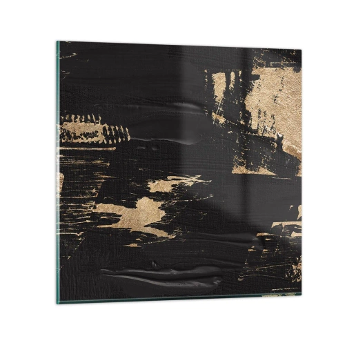 Glastavla - Bild på glas - Ett spår av beröring - 30x30 cm