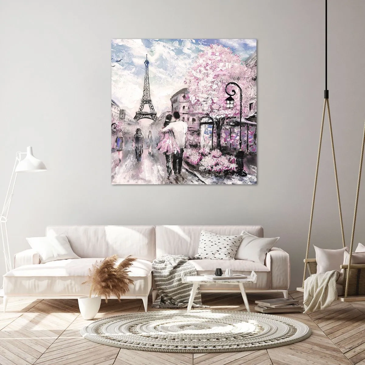 Canvastavla - Bild på duk - Bli kär bara i... - 40x40 cm