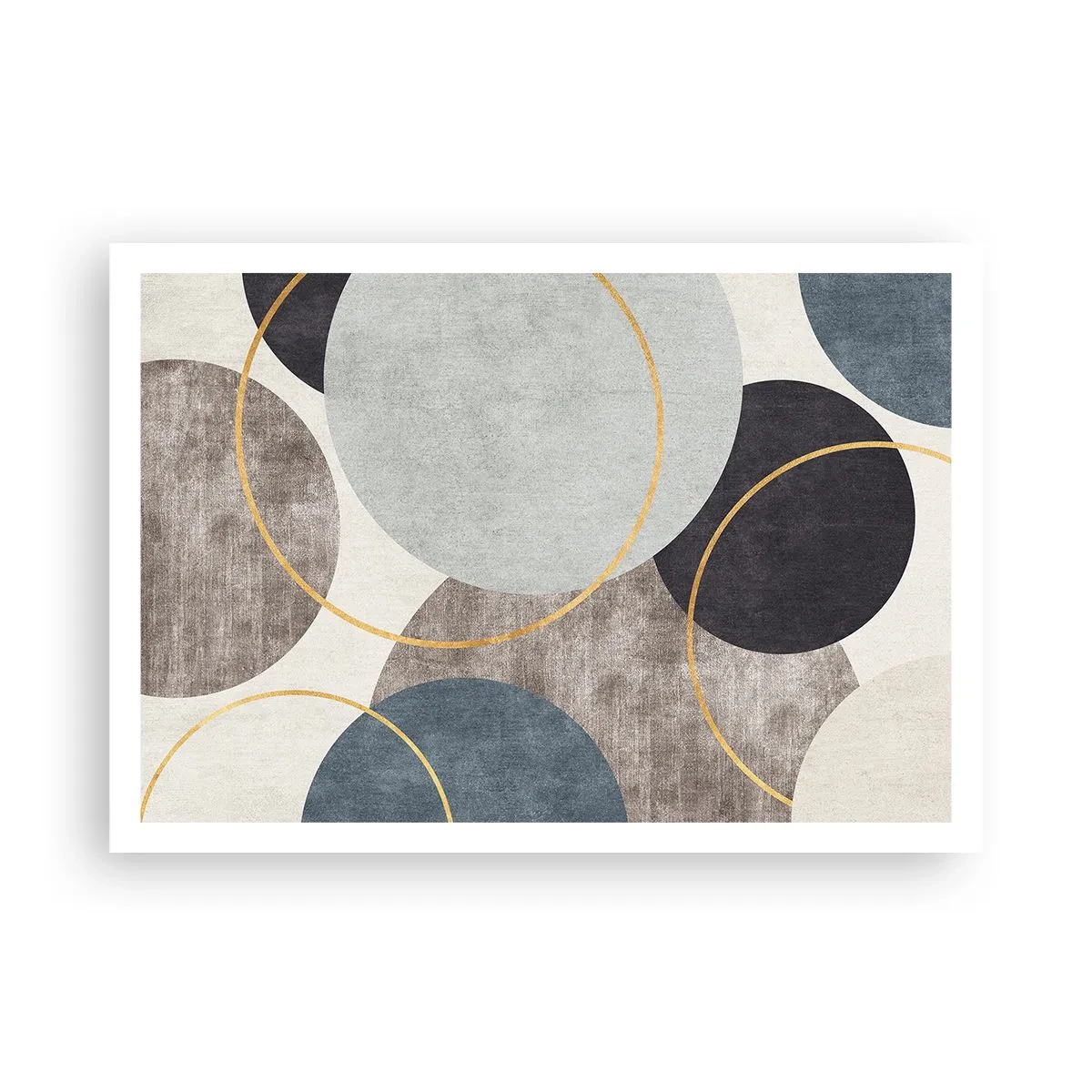 Affisch - Cirkel efter cirkel - 100x70 cm
