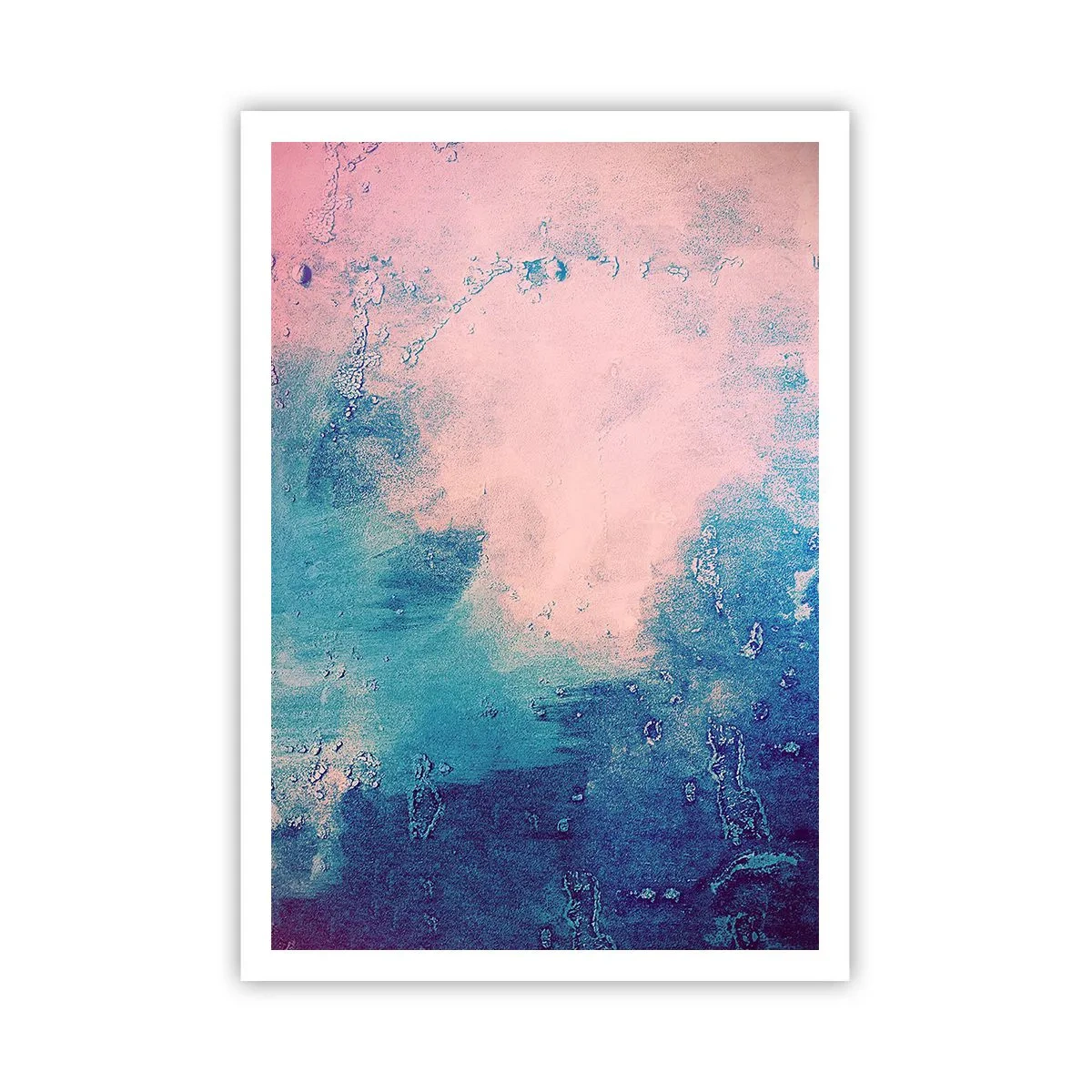 Affisch - Blåa famnar - 70x100 cm