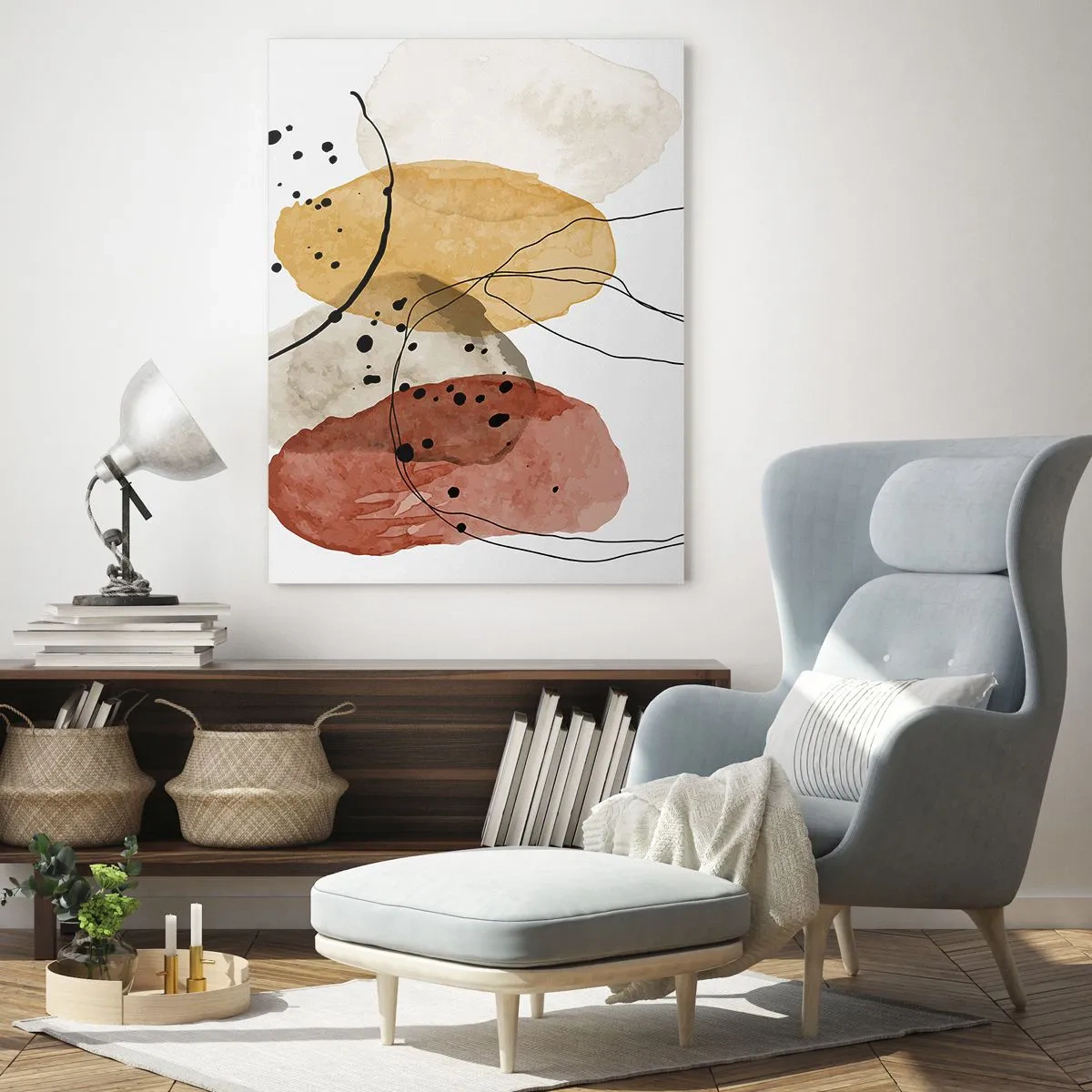 Glastavla - Bild på glas - Lätta och transparenta som luften - 80x120 cm