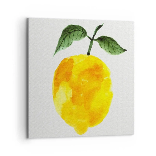 Canvastavla - Bild på duk - Hur man känner smaken av solen - 50x50 cm