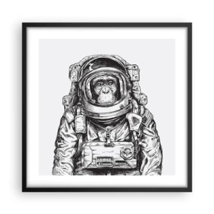 Affisch i svart ram - Alternativ evolution - 50x50 cm