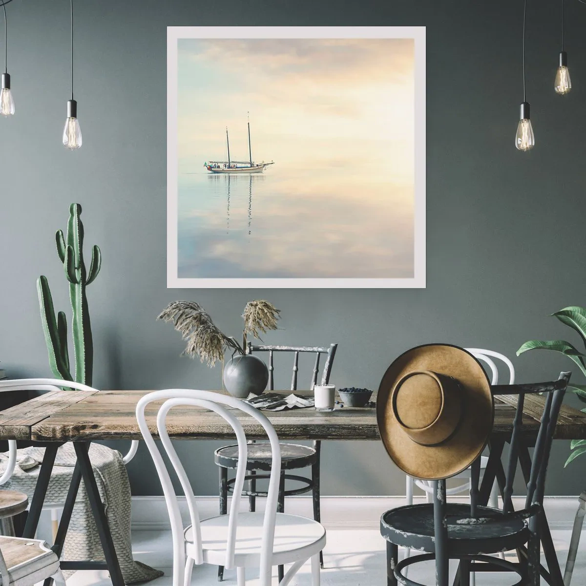 Affisch - I ett hav av tystnad - 30x30 cm