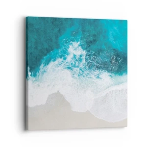Canvastavla - Bild på duk - Naturlig smekning - 30x30 cm