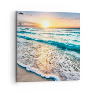 Canvastavla - Bild på duk - Vy värd besväret - 70x70 cm