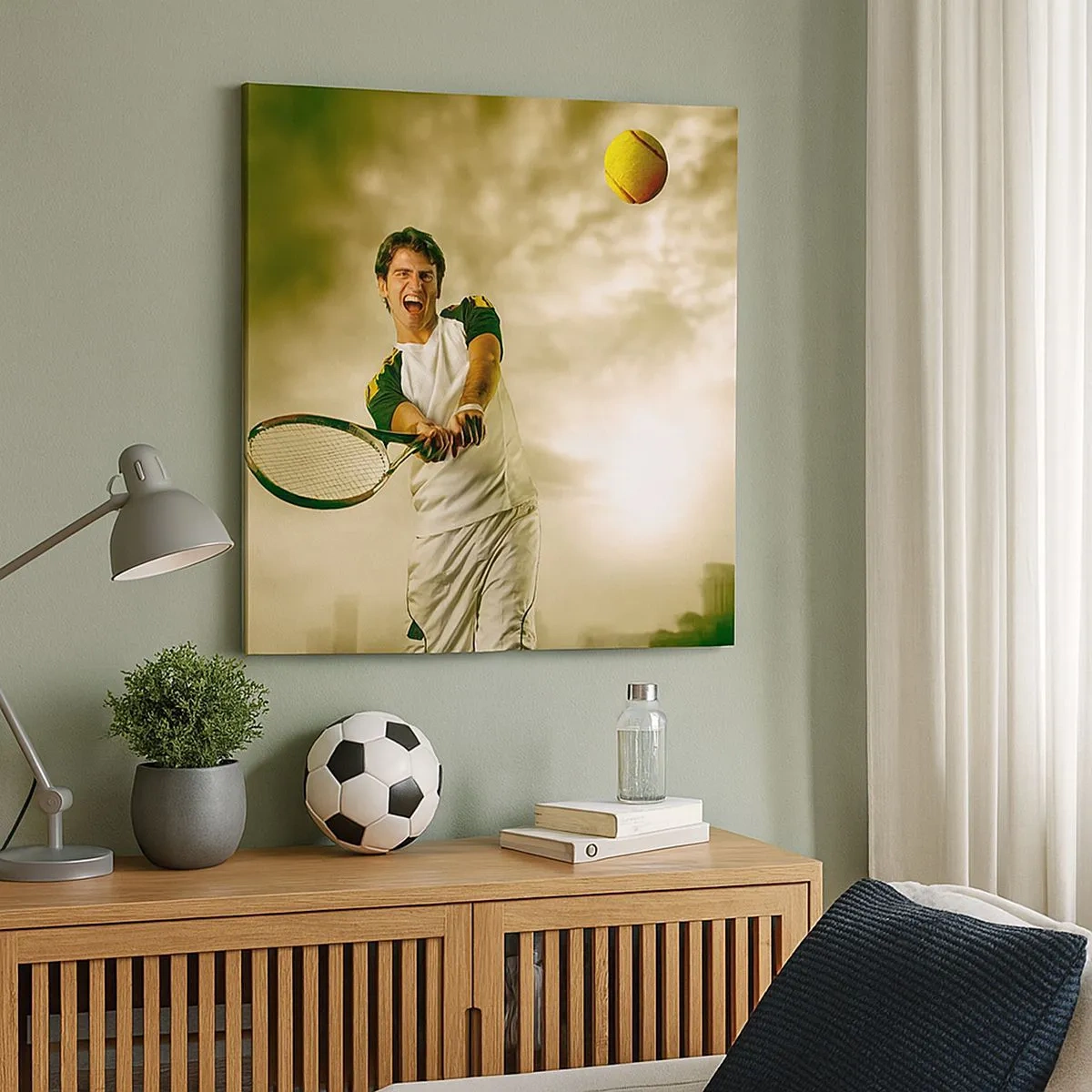 Canvastavla - Bild på duk - Energi och glädje - 30x30 cm