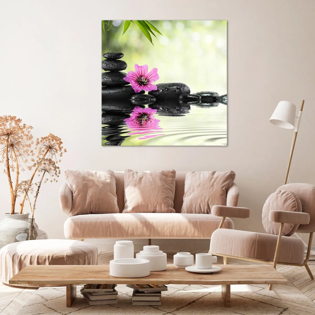 Canvastavla - Bild på duk - Tid för själen - 60x60 cm