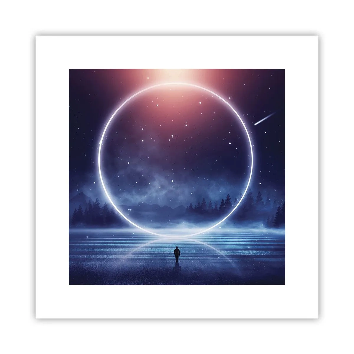 Affisch - De finns redan här... - 30x30 cm