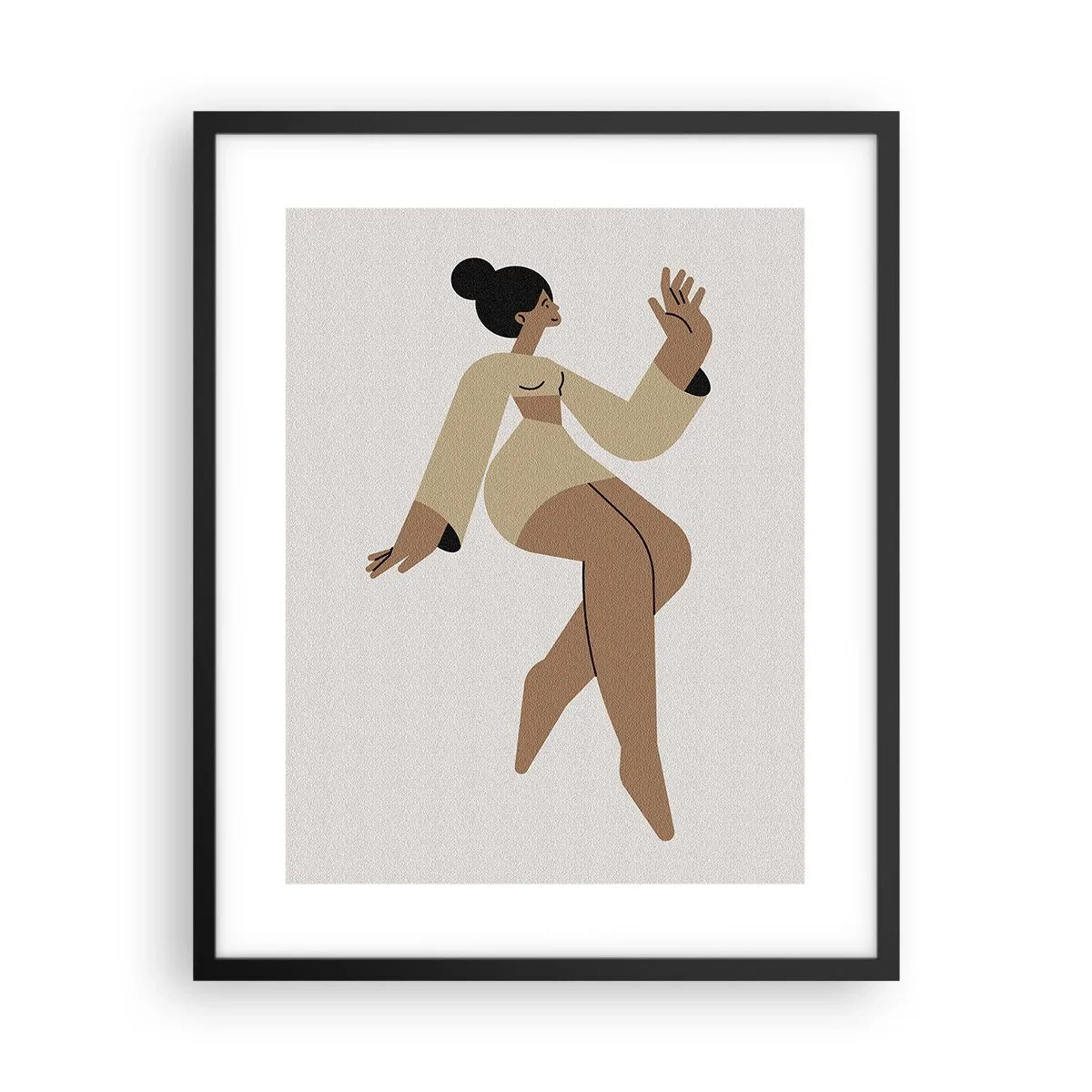 Affisch i svart ram - Form av stil - 40x50 cm