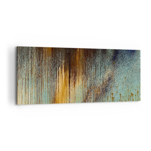 Canvastavla - Bild på duk - En oavsiktlig färgglad komposition - 100x40 cm