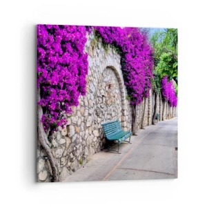 Canvastavla - Bild på duk - Låt oss träffas snarast möjligt - 70x70 cm