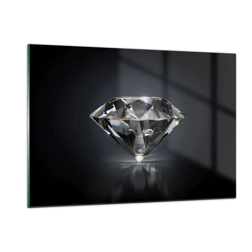 Glastavla - Bild på glas - Bästa flickvännen - 120x80 cm