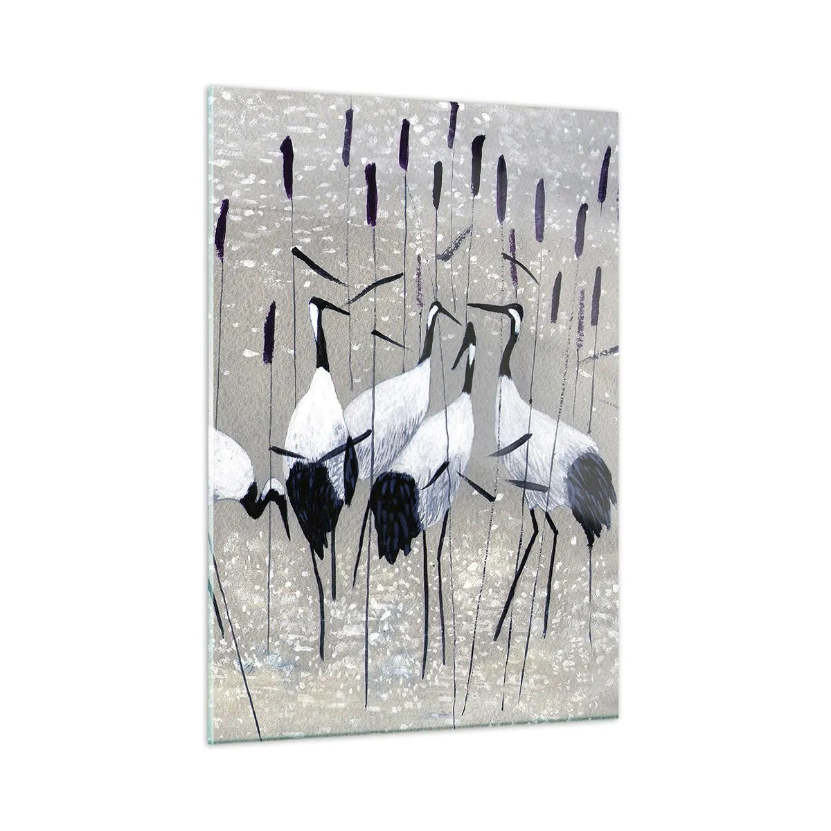 Glastavla - Bild på glas - Bland sina - 50x70 cm