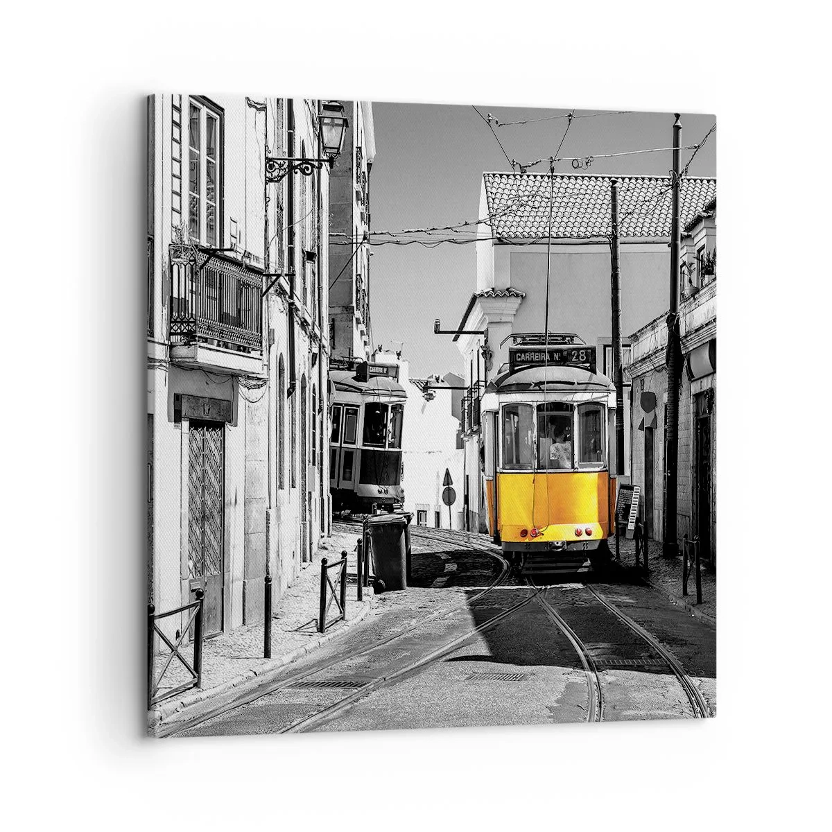 Canvastavla - Bild på duk - Lissabons anda - 60x60 cm
