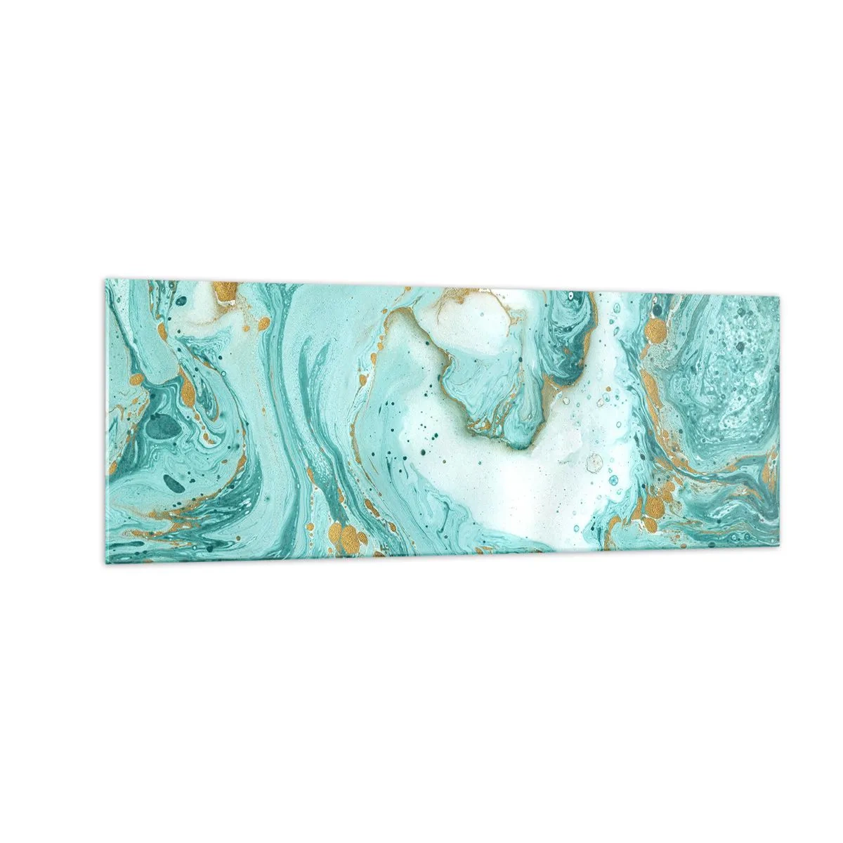 Glastavla - Bild på glas - Under stora vågen från Edo-tiden - 140x50 cm