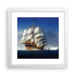 Affisch i vit ram - The great glory! - 30x30 cm