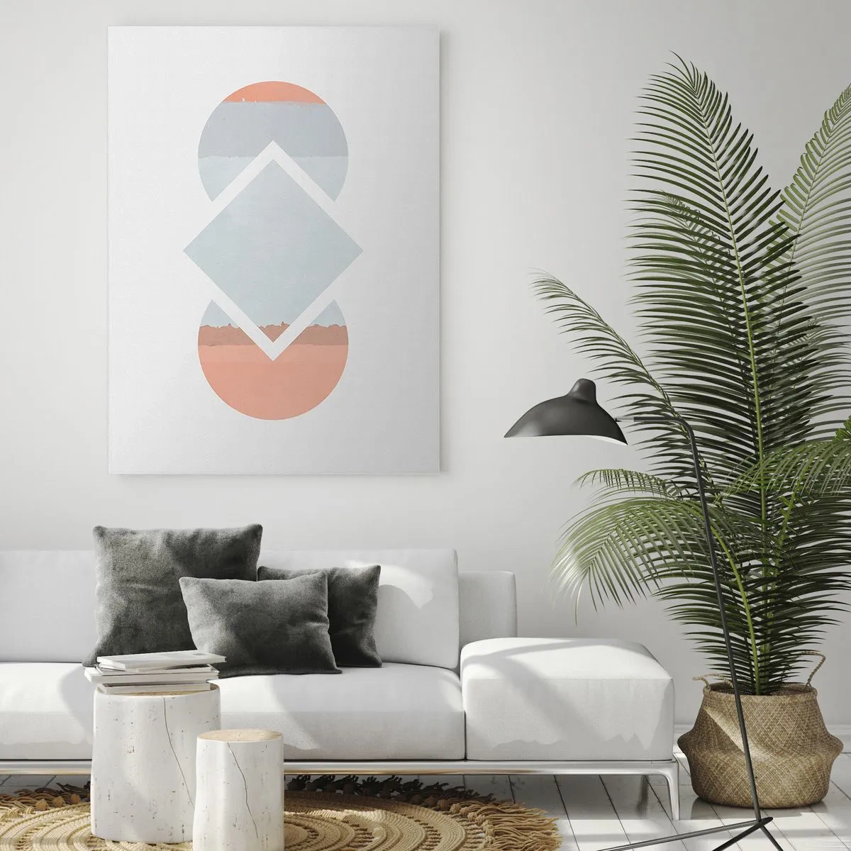 Glastavla - Bild på glas - Situationen är klar - 80x120 cm