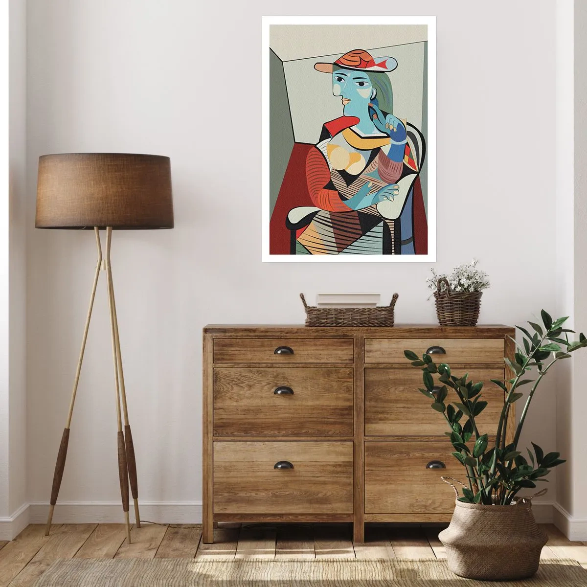 Affisch - Genom Picassos ögon - 70x100 cm