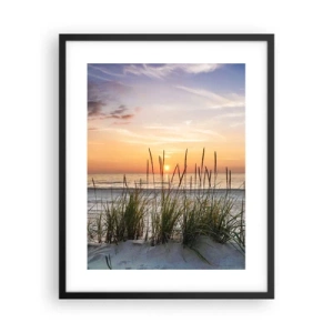 Affisch i svart ram - Titta, tänk, känn - 40x50 cm