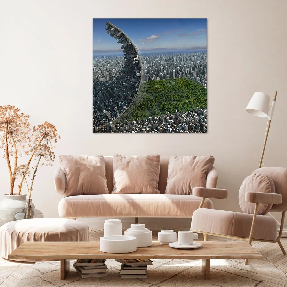 Canvastavla - Bild på duk - Naturen är evig - 30x30 cm