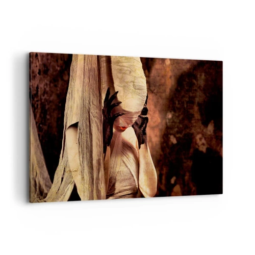 Canvastavla - Bild på duk - Mellan det goda och det onda - 120x80 cm