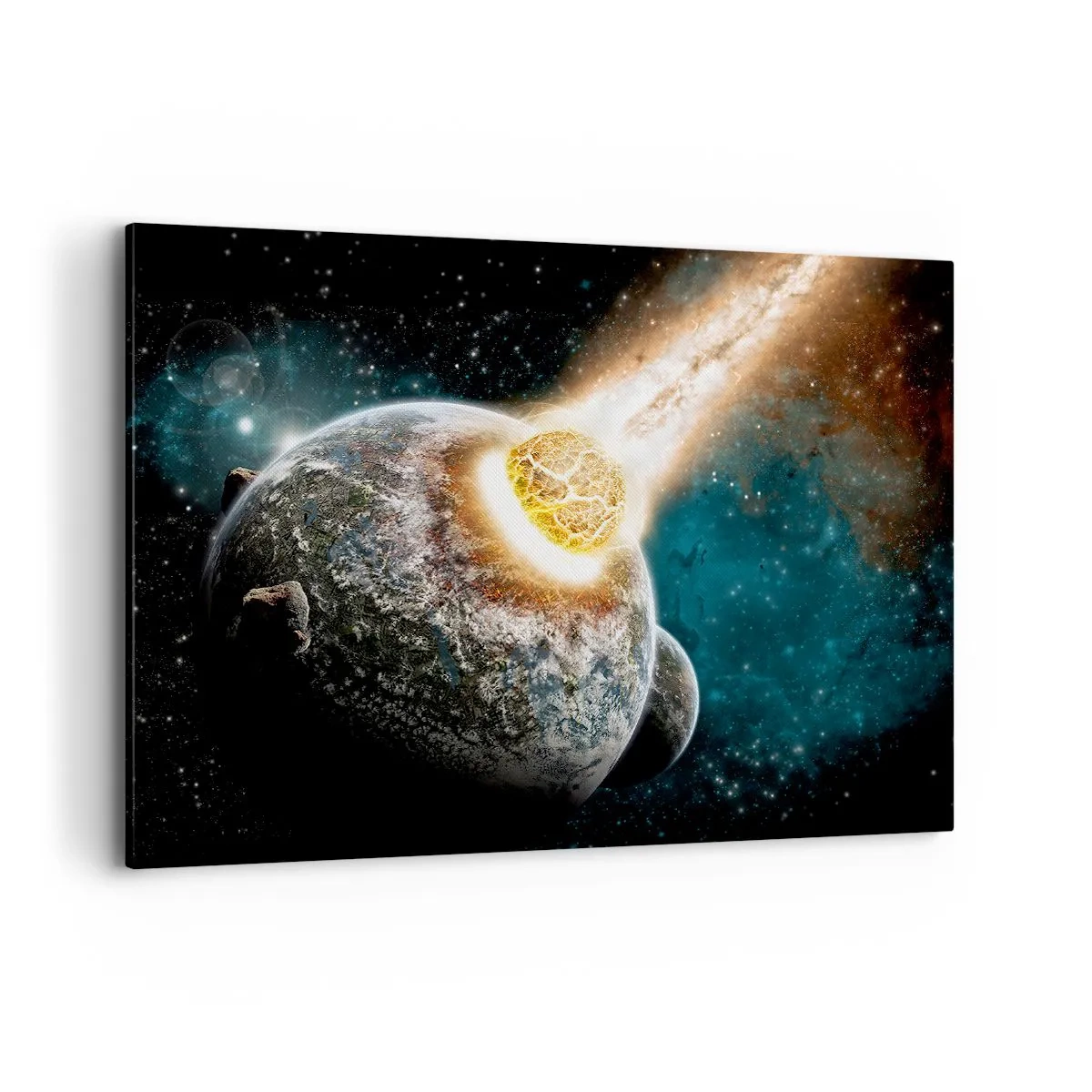Canvastavla - Bild på duk - Förödelse eller födsel? - 100x70 cm