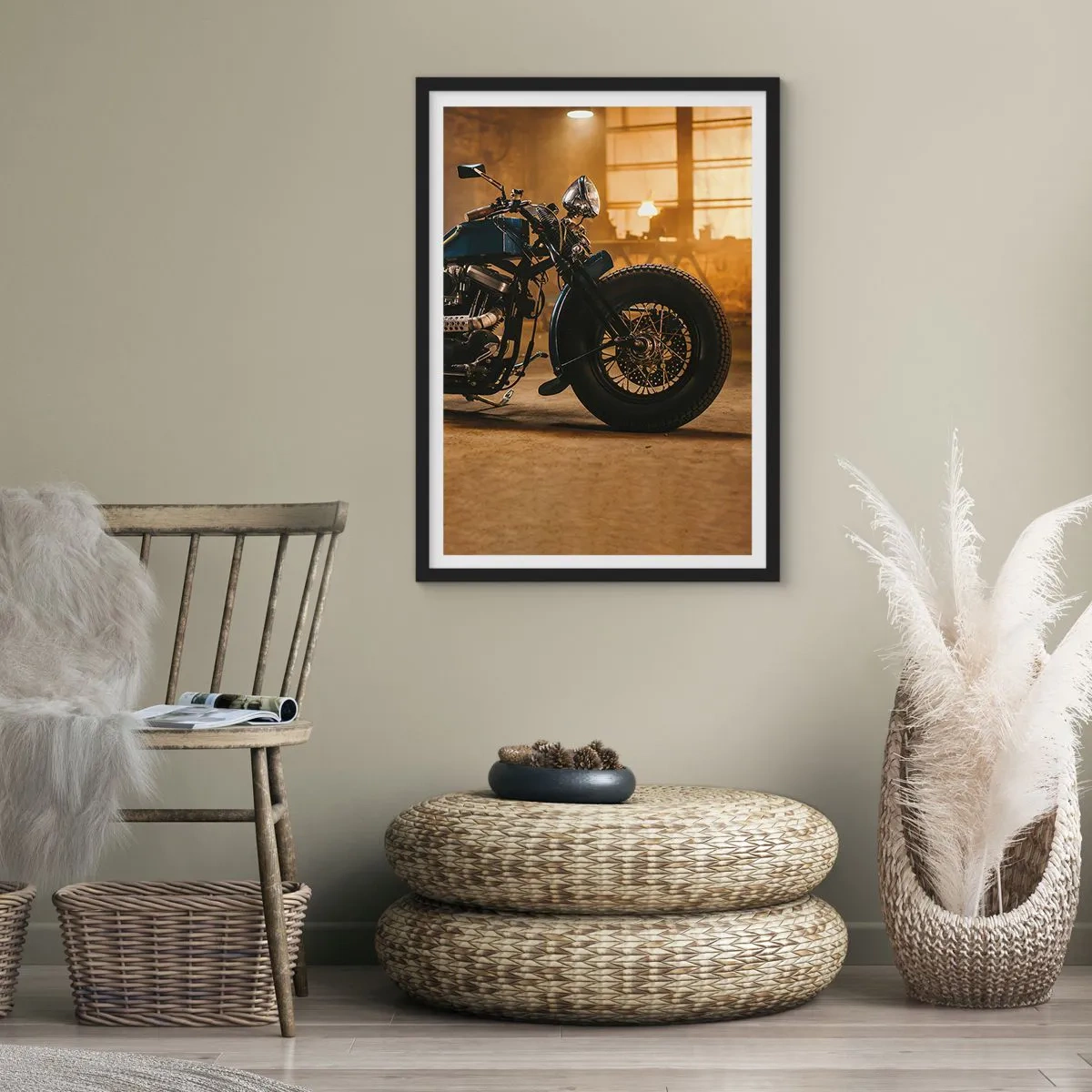 Affisch i svart ram - Jag kan allt - 70x100 cm